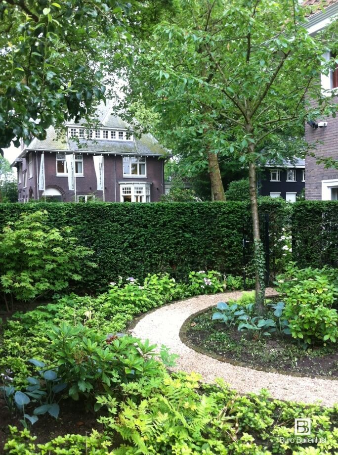 Tuinontwerp bij klassieke stadsvilla Eindhoven
