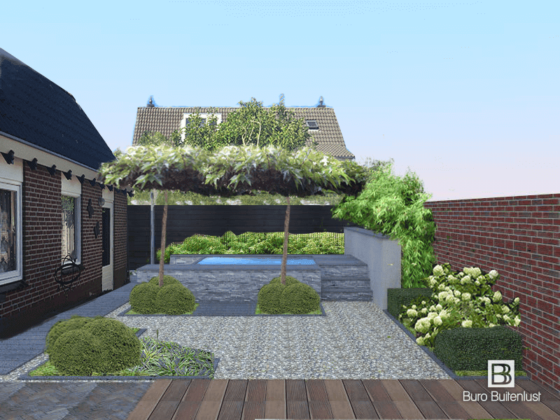 Wellness in de tuin vraagt om een goed doordacht tuinontwerp.